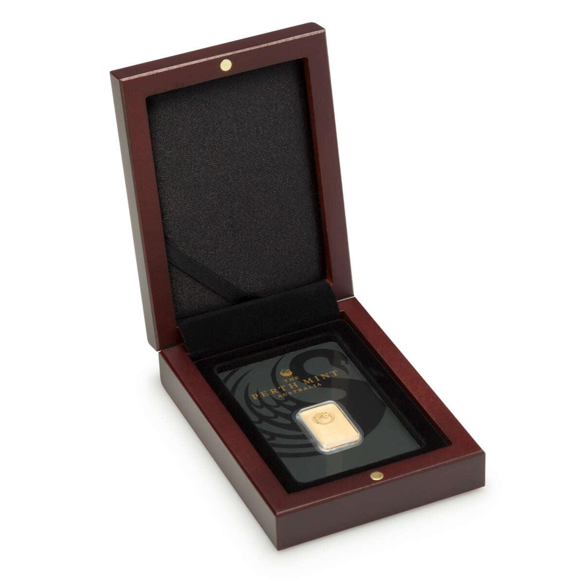 VOLTERRA Presentation Case for Gold Bars Single / Mahogany