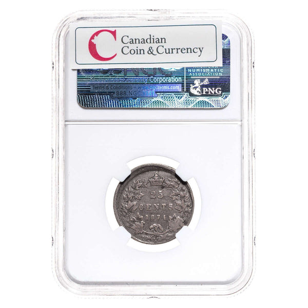 25 cent 1874H Mint Error NGC VF-20 Default Title