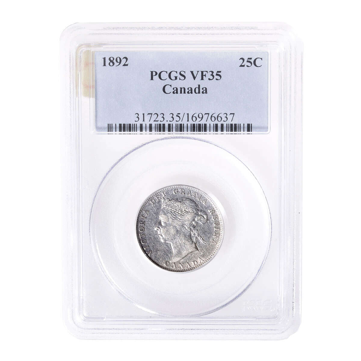 25 cent 1892  PCGS VF-35 Default Title