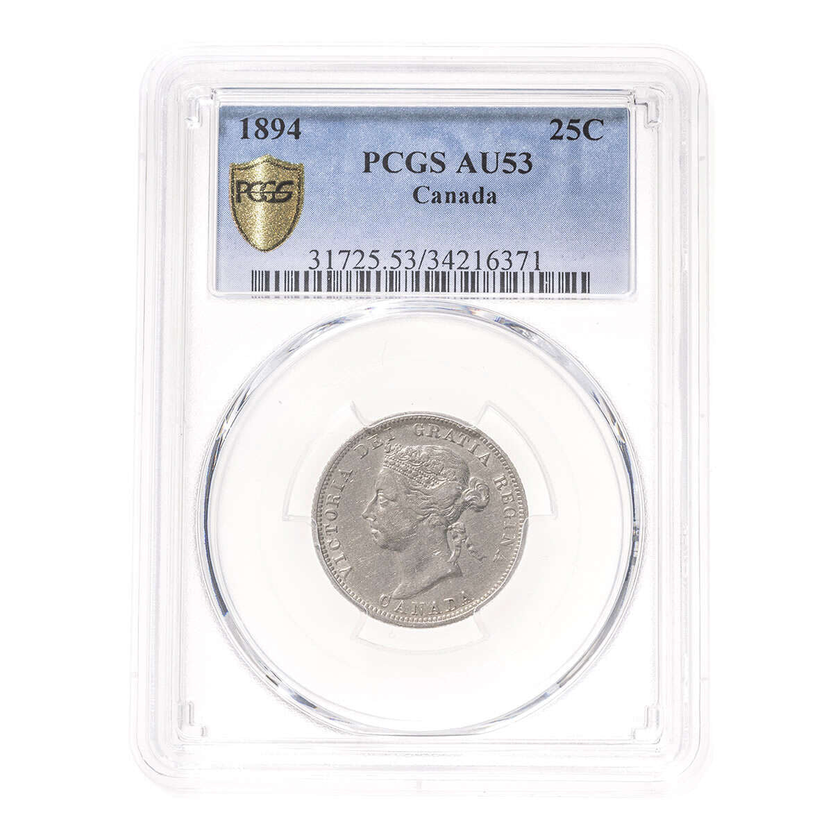 25 cent 1894 PCGS AU-53 Default Title