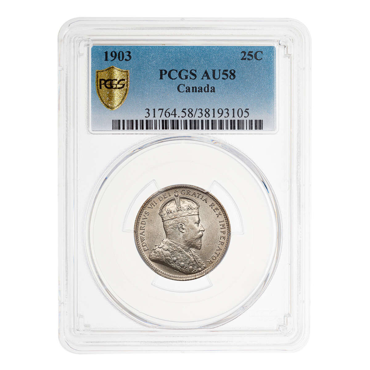 25 cent 1903  PCGS AU-58 Default Title