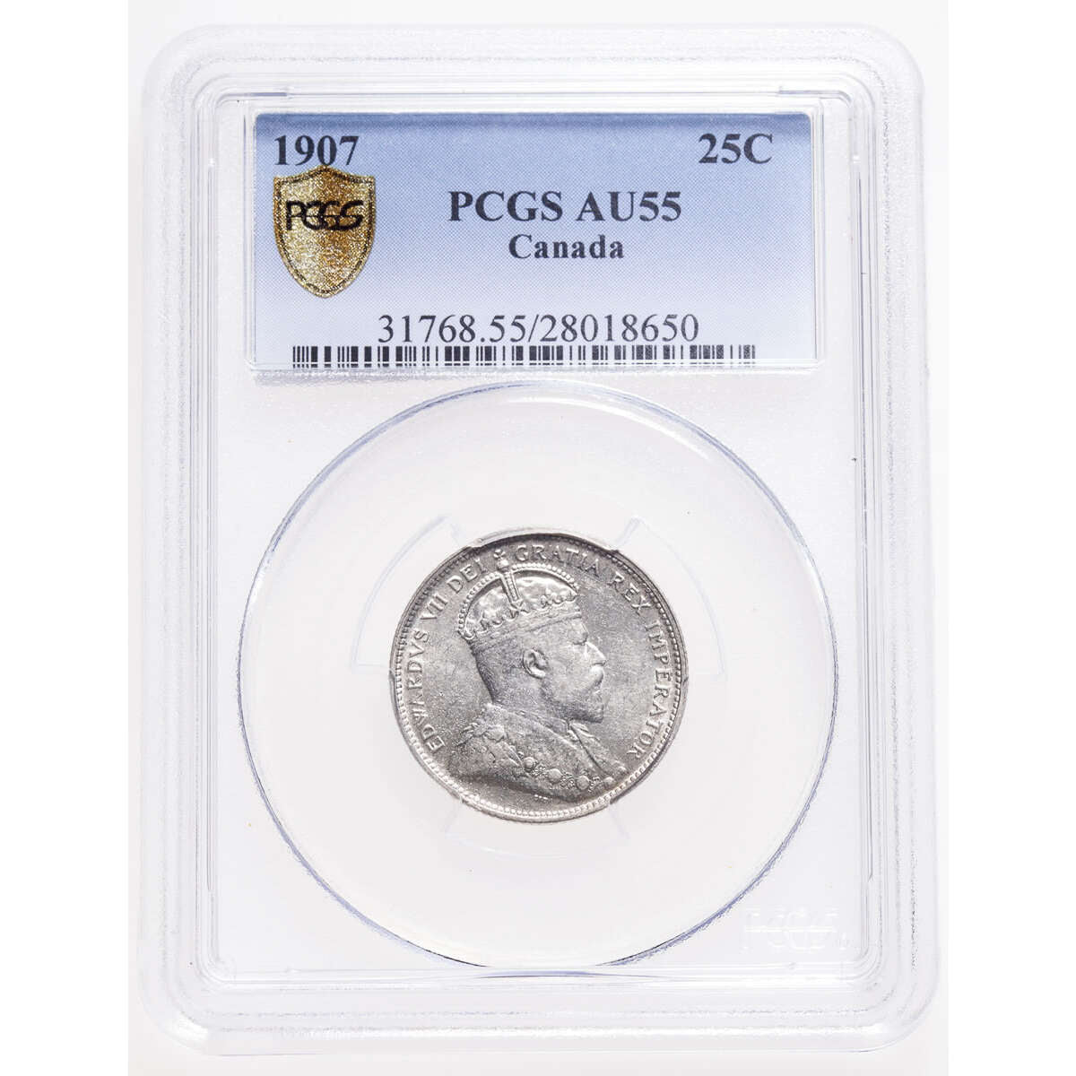 25 cent 1907  PCGS AU-55 Default Title