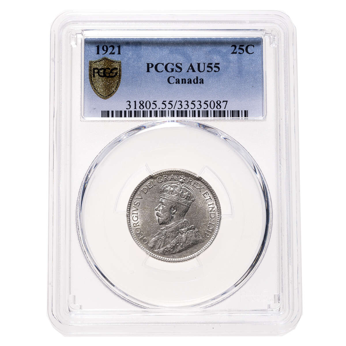 25 cent 1921  PCGS AU-55 Default Title