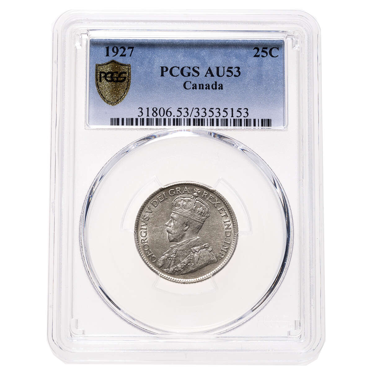 25 cent 1927  PCGS AU-53 Default Title