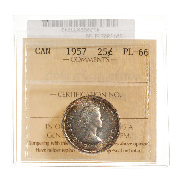 25 cent 1957  ICCS PL-66 Default Title