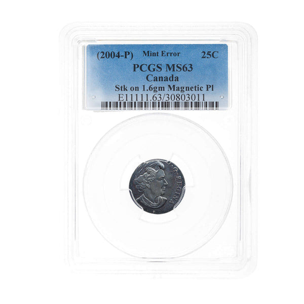 25 cent 2004P Mint Error PCGS MS-63 Default Title
