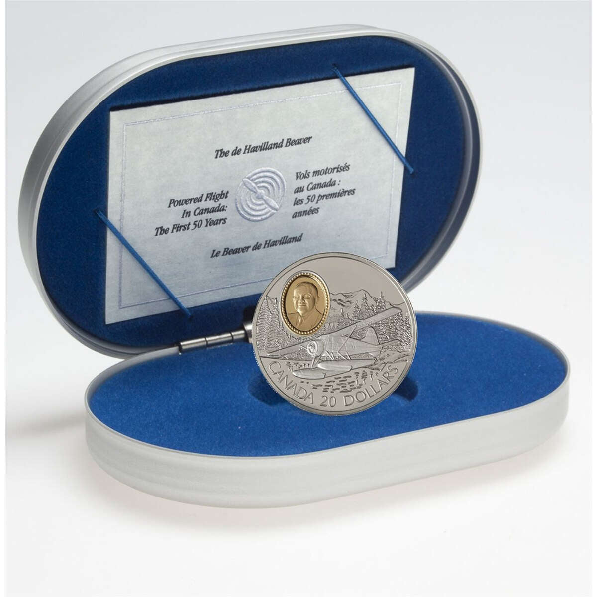 1991 $20 Aviation Series One (4) De Havilland Beaver - Sterling Silver