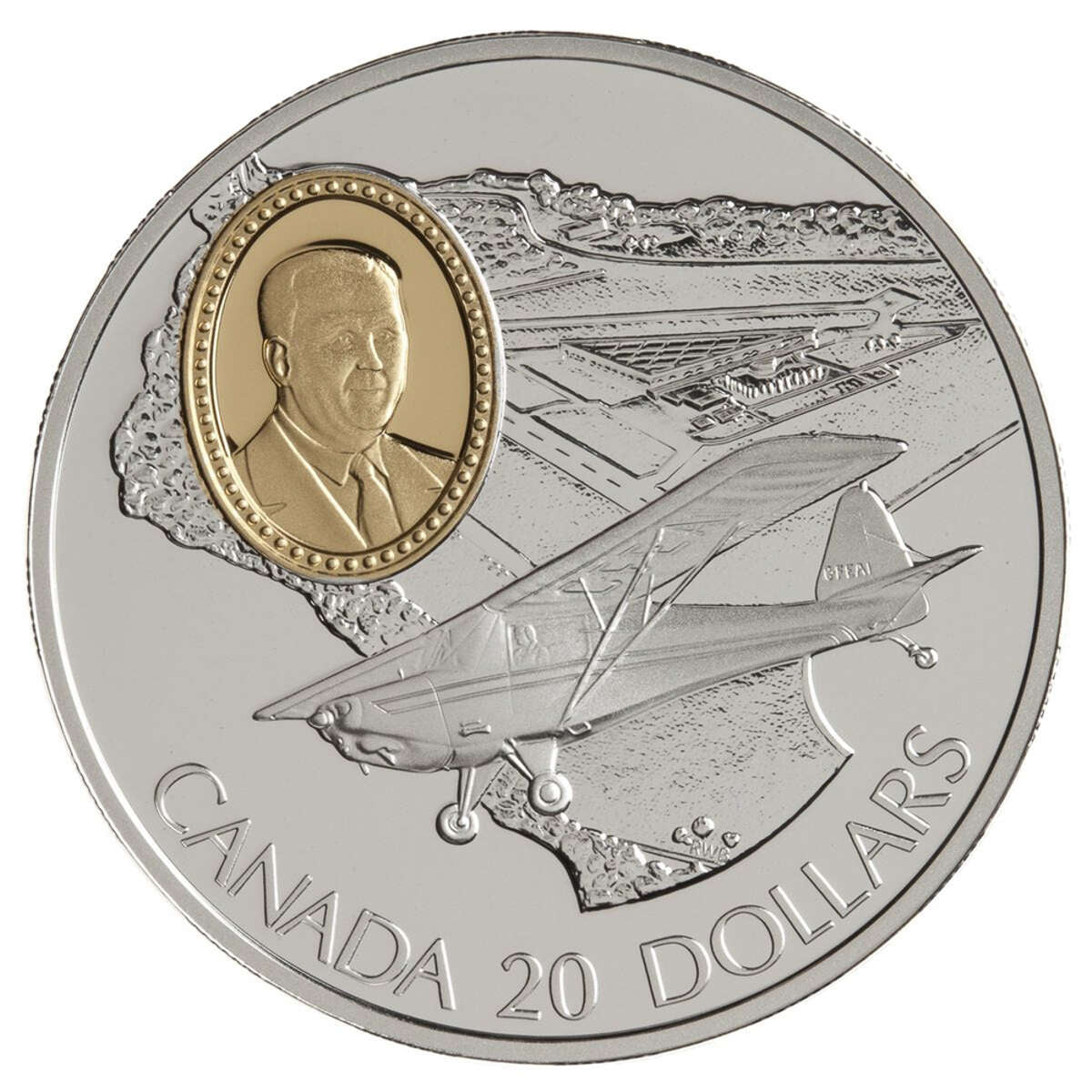 1995 $20 Aviation Series Two (1) Fleet 80 Canuck - Sterling Silver Coin Default Title