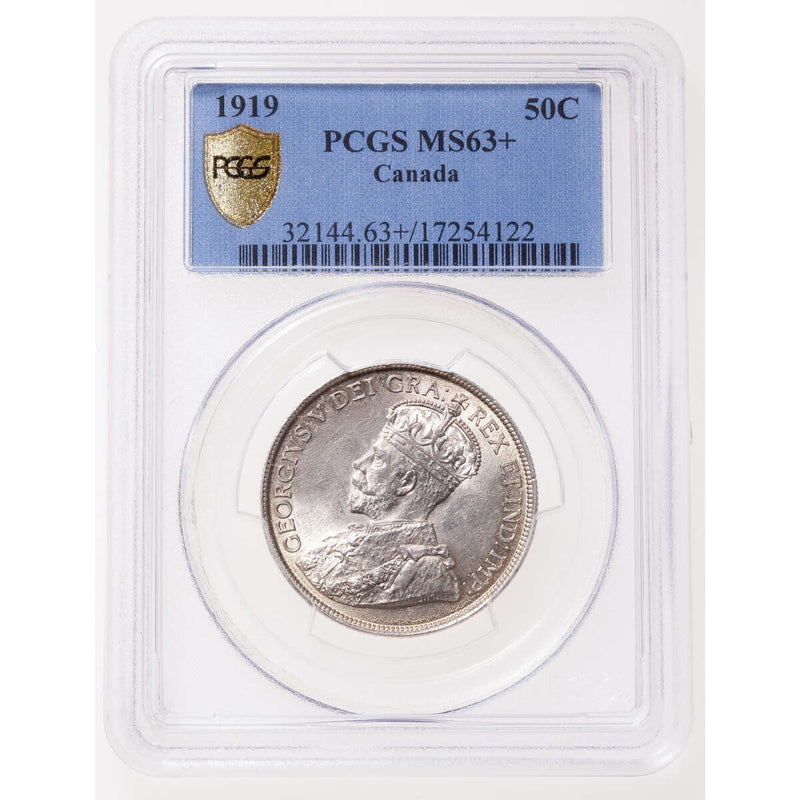 50 cent 1919  PCGS MS-63+ Default Title