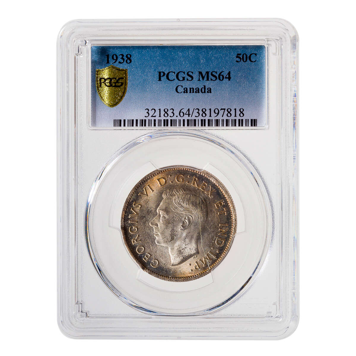 50 cent 1938  PCGS MS-64 Default Title