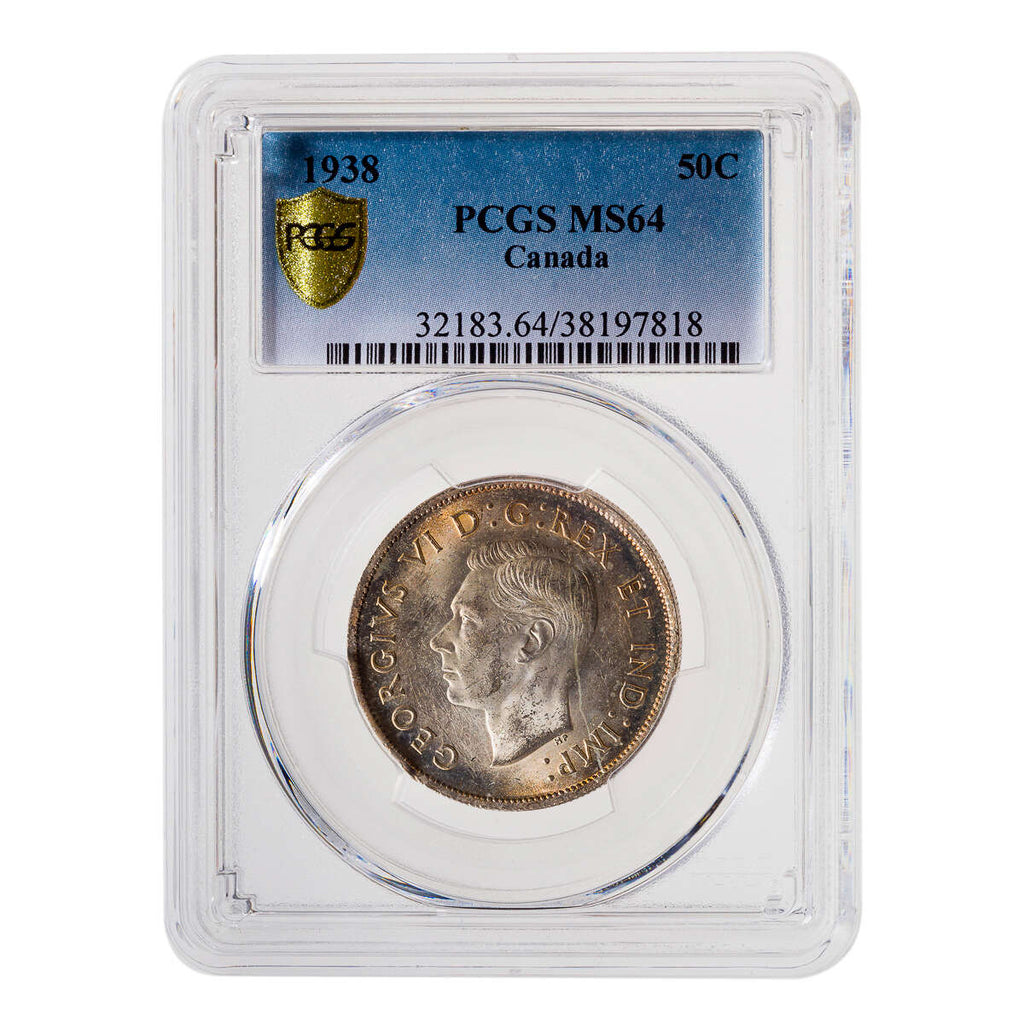 50 cent 1938 PCGS MS-64