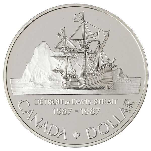 1987 $1 John Davis - Silver Dollar Proof Default Title
