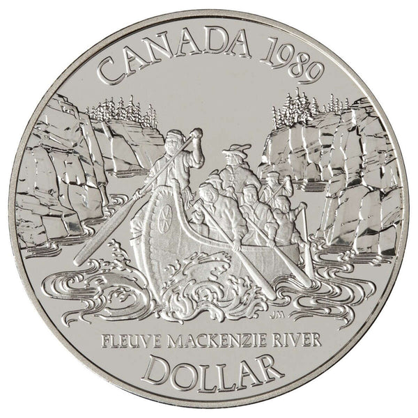 1989 $1 Mackenzie River Bicentennial - Silver Dollar Proof Default Title