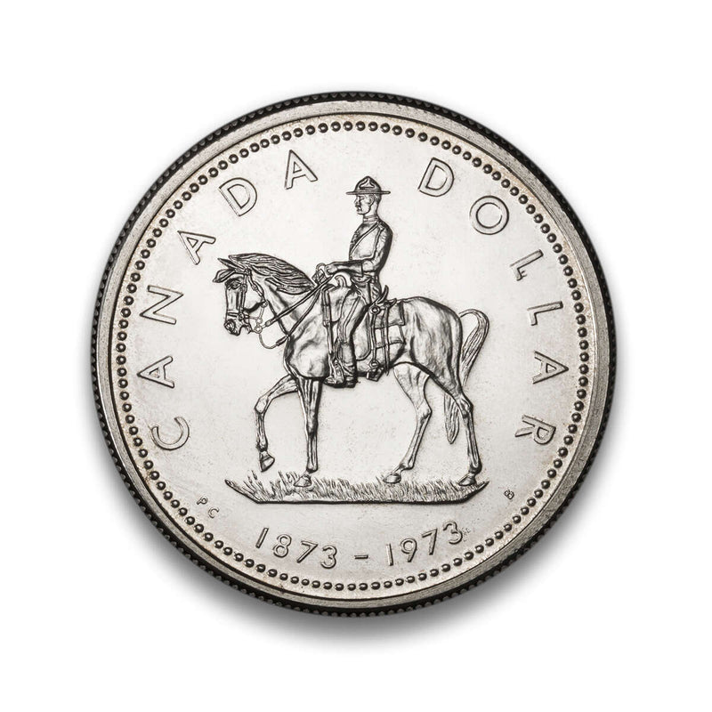 1973 $1 Royal Canadian Mounted Police Centennial - Silver Dollar Default Title