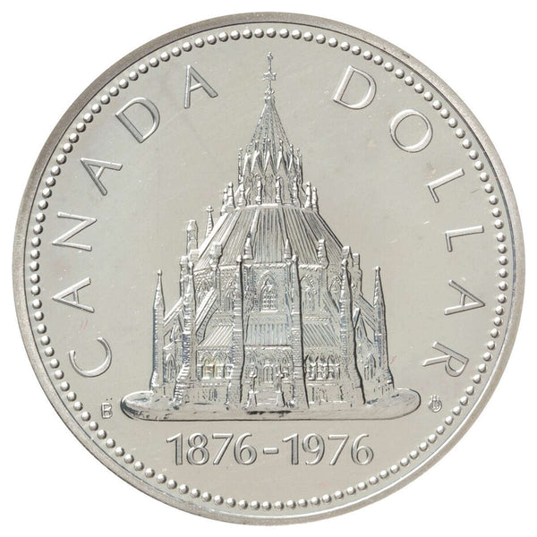 1976 $1 Library of Parliament - Silver Dollar Default Title