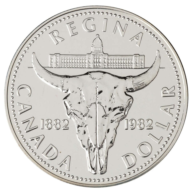 1982 $1 Regina Centennial - Silver Dollar B.U. Default Title