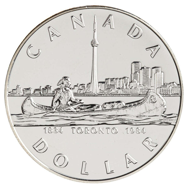 1984 $1 Toronto Sesquicentennial - Silver Dollar B.U. Default Title