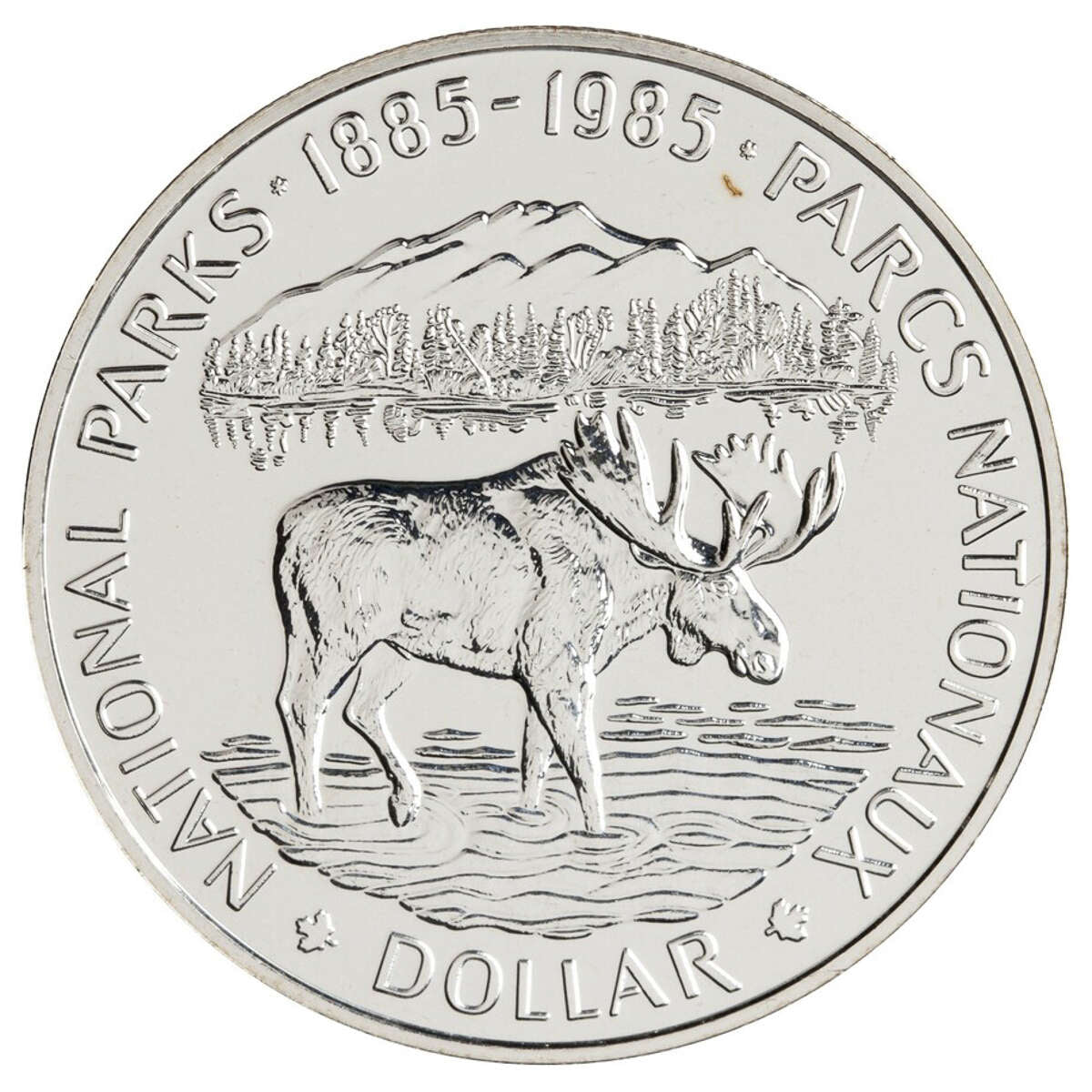 1985 $1 National Parks Centennial - Silver Dollar B.U. Default Title