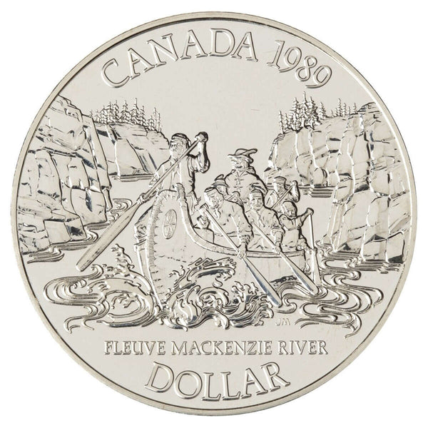 1989 $1 Mackenzie River Bicentennial - Silver Dollar B.U. Default Title