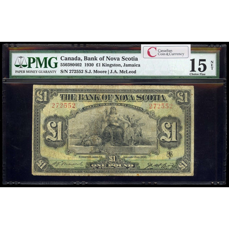 The Bank of Nova Scotia  1930 MaLeod r. PMG F-15 Default Title
