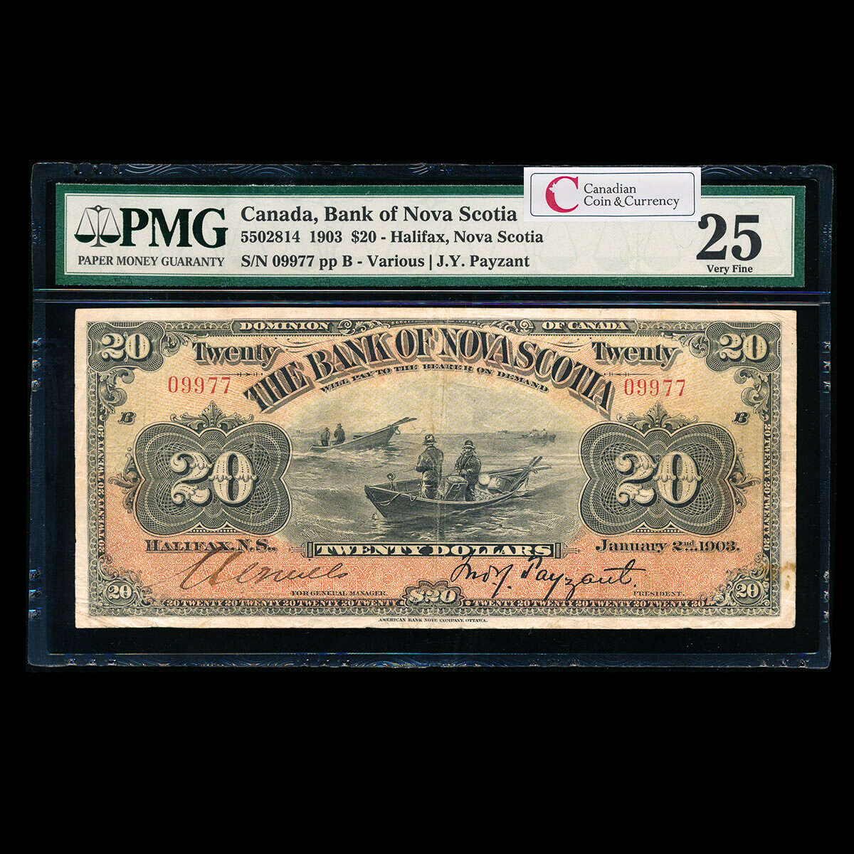 The Bank of Nova Scotia $20 1903 Payzant, r. PMG VF-25 Default Title