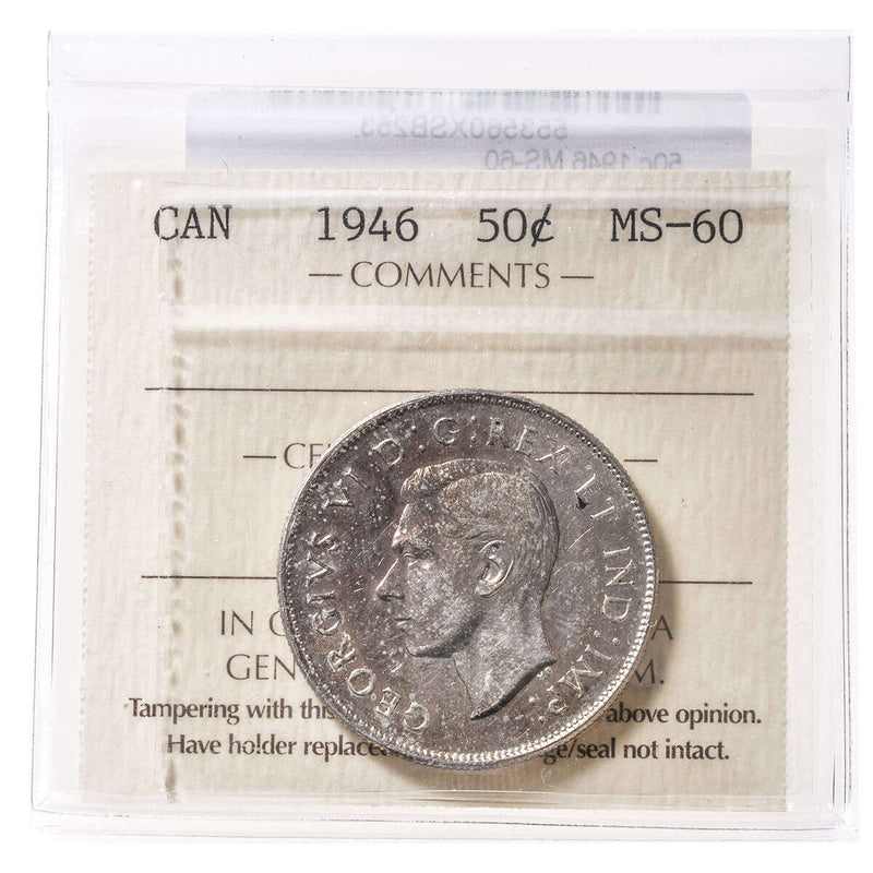 50 cent 1946  ICCS MS-60 Default Title