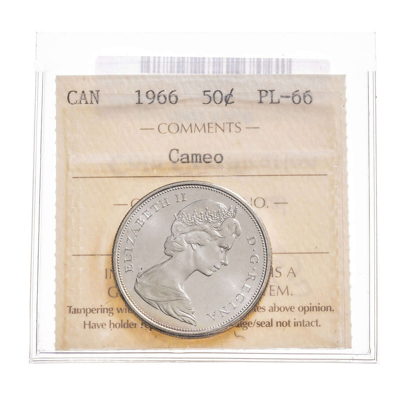 50 cent 1966 Cameo ICCS PL-66 Default Title