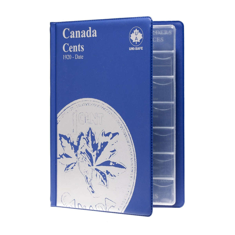 Uni-Safe Blue Coin Albums 1 Cent 1920-Date