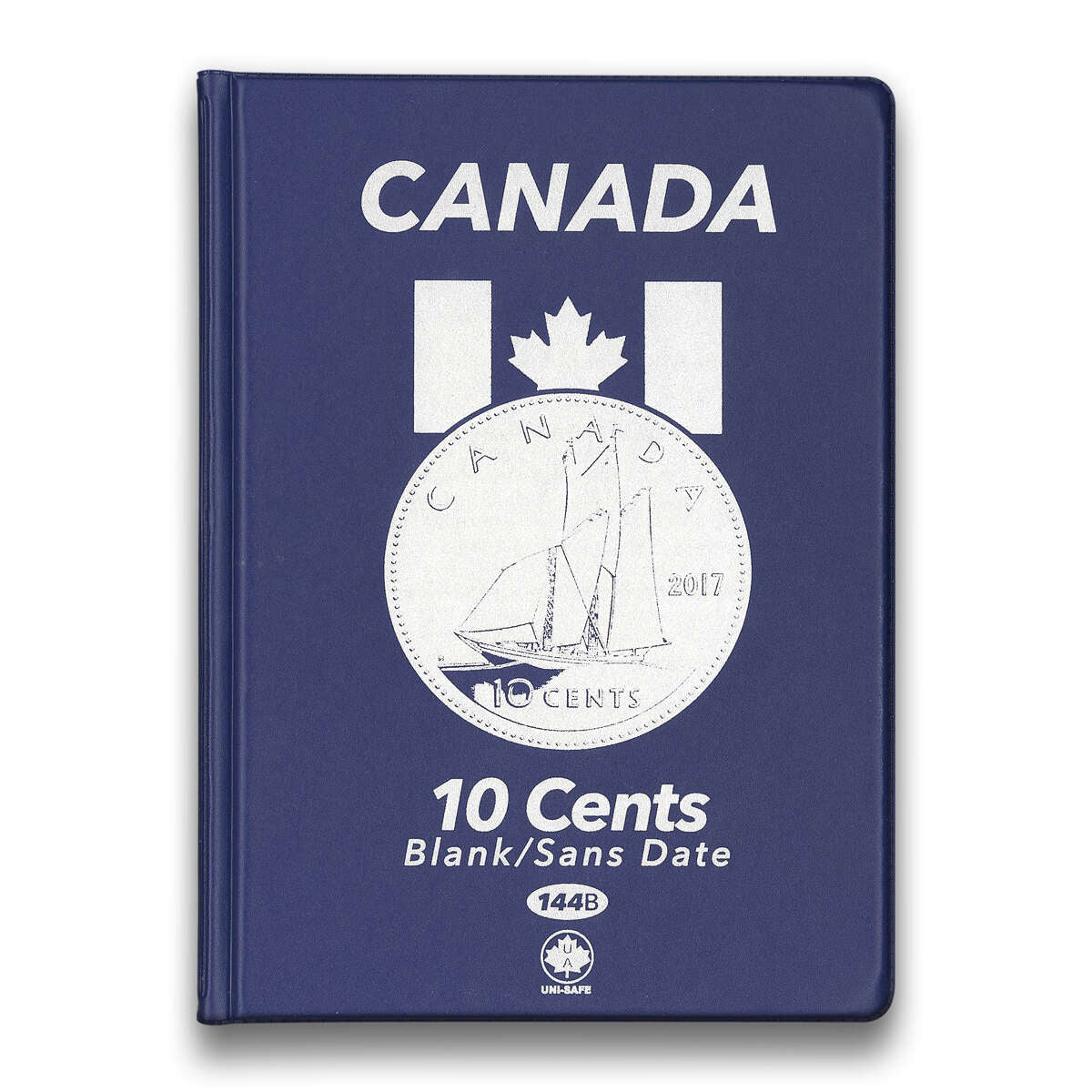 Uni-Safe Blue Coin Albums 10 Cents (Blank)