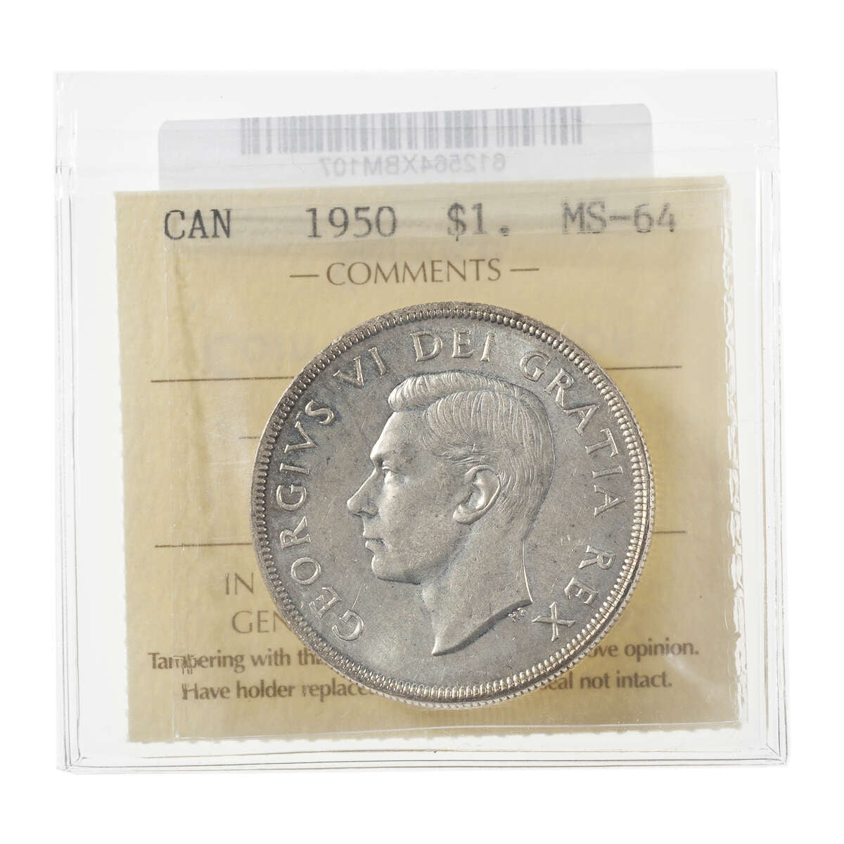 1 Dollar 1950 FWL ICCS MS-64 Default Title