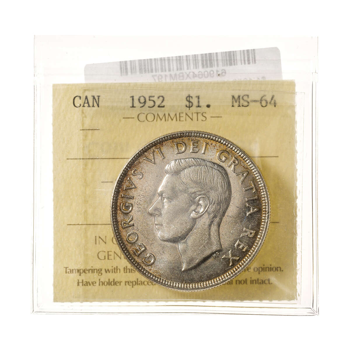 1 Dollar 1952 NWL ICCS MS-64 Default Title