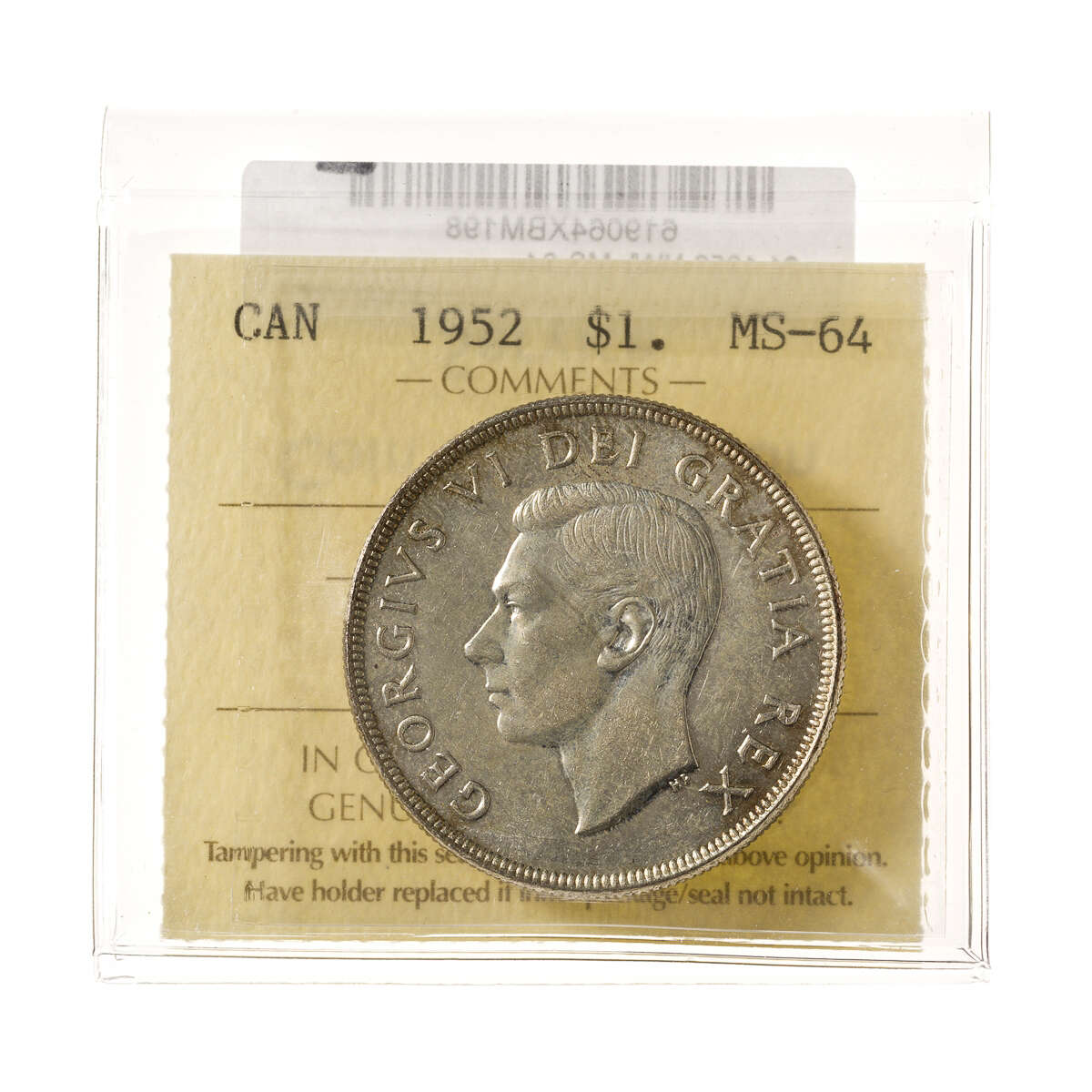 1 Dollar 1952 NWL ICCS MS-64 Default Title