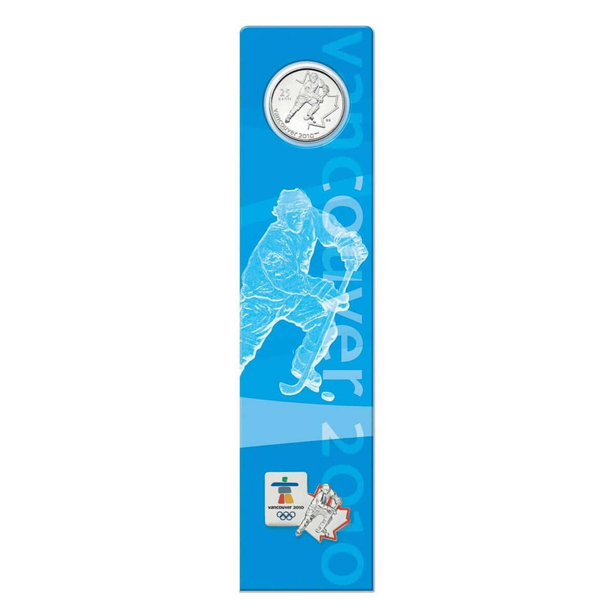 2007 25c Vancouver 2010 Olympic Winter Games: Ice Hockey Bookmark and Lapel Pin Default Title