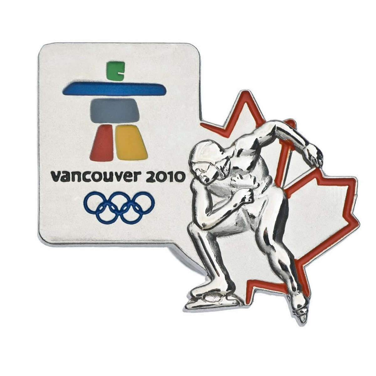 2009 25c Vancouver 2010 Olympic Winter Games: Speed Skating Bookmark and Lapel Pin Default Title