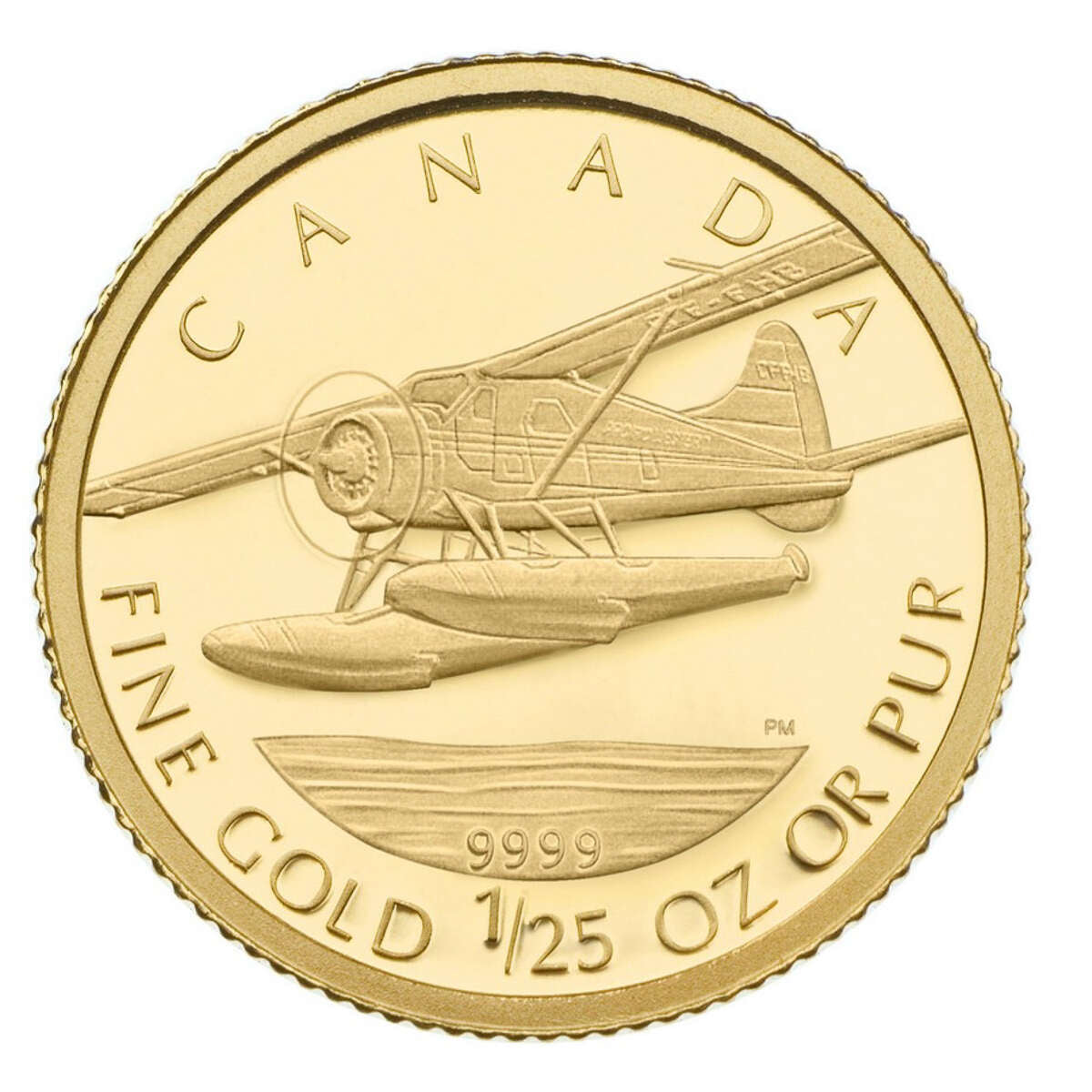 2008 50c De Havilland Beaver - Pure Gold Coin Default Title