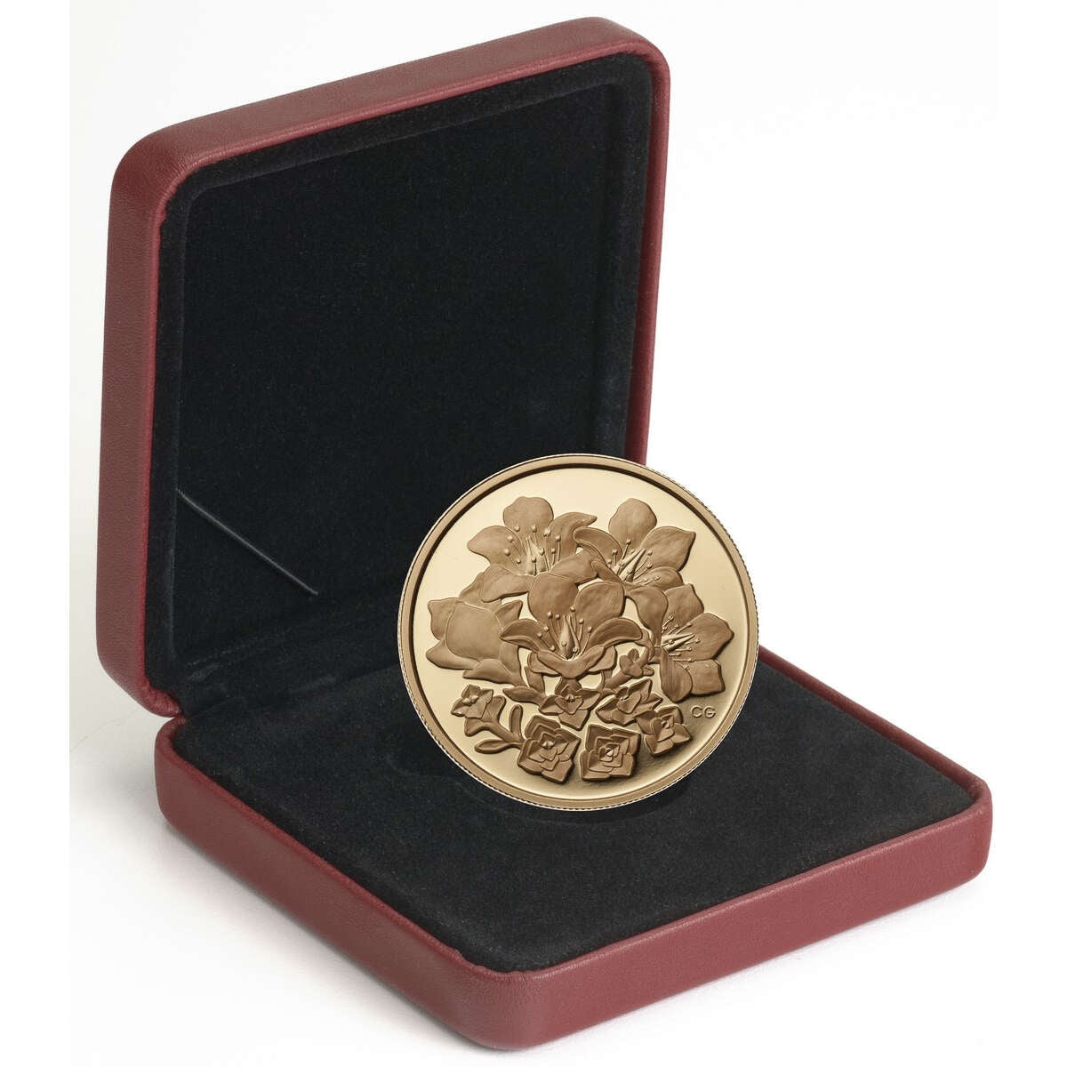 2008 $350 Provincial Floral Emblems: Purple Saxifrage - Pure Gold Coin