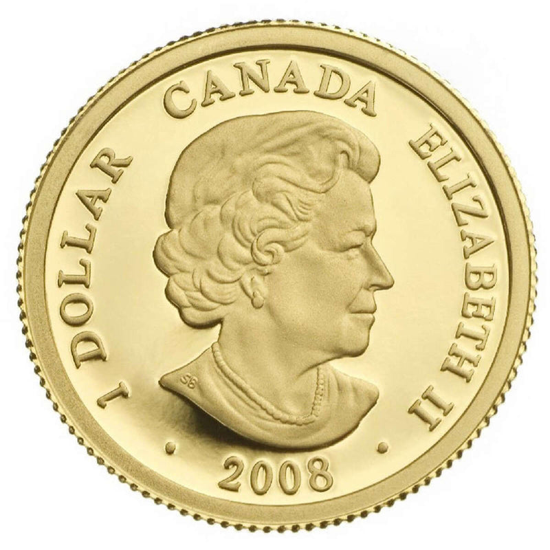 2008 $1 Gold Louis (1720-1723 Louis d'or aux deux L) - Pure Gold Coin Default Title
