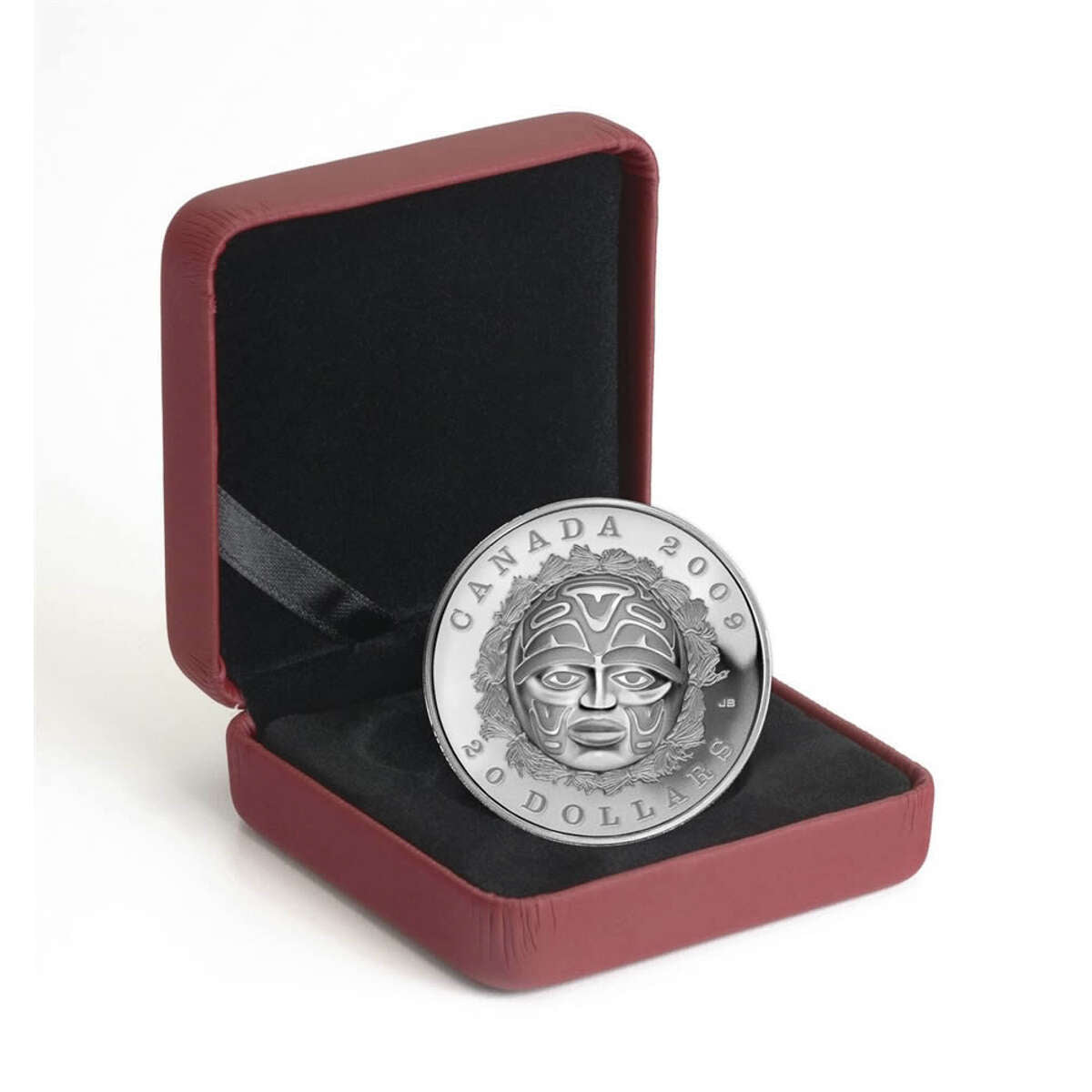 2009 $20 Summer Moon Mask - Pure Silver Coin