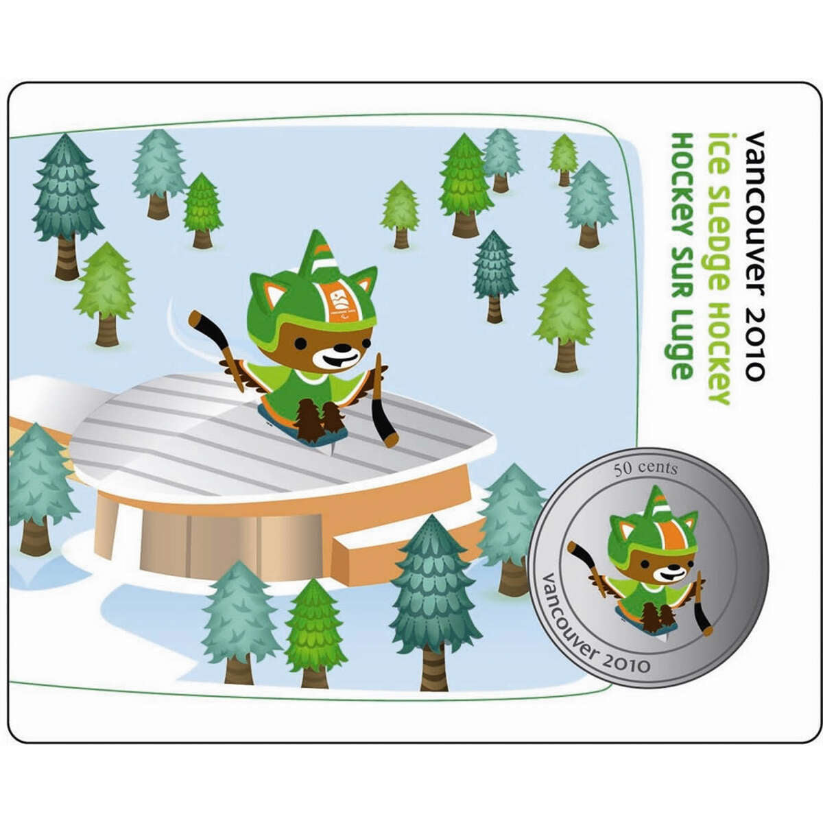 2010 50c Vancouver Mascots Collector Cards: Sumi Para Ice Sledge Hockey Default Title