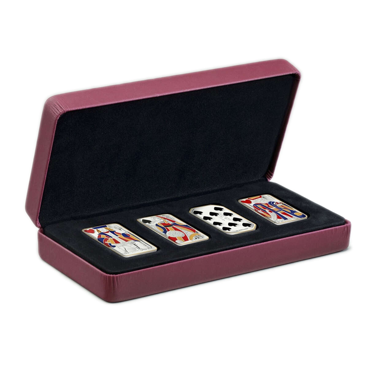 2009 $15 Playing Card - Sterling Silver 4-Coin Set