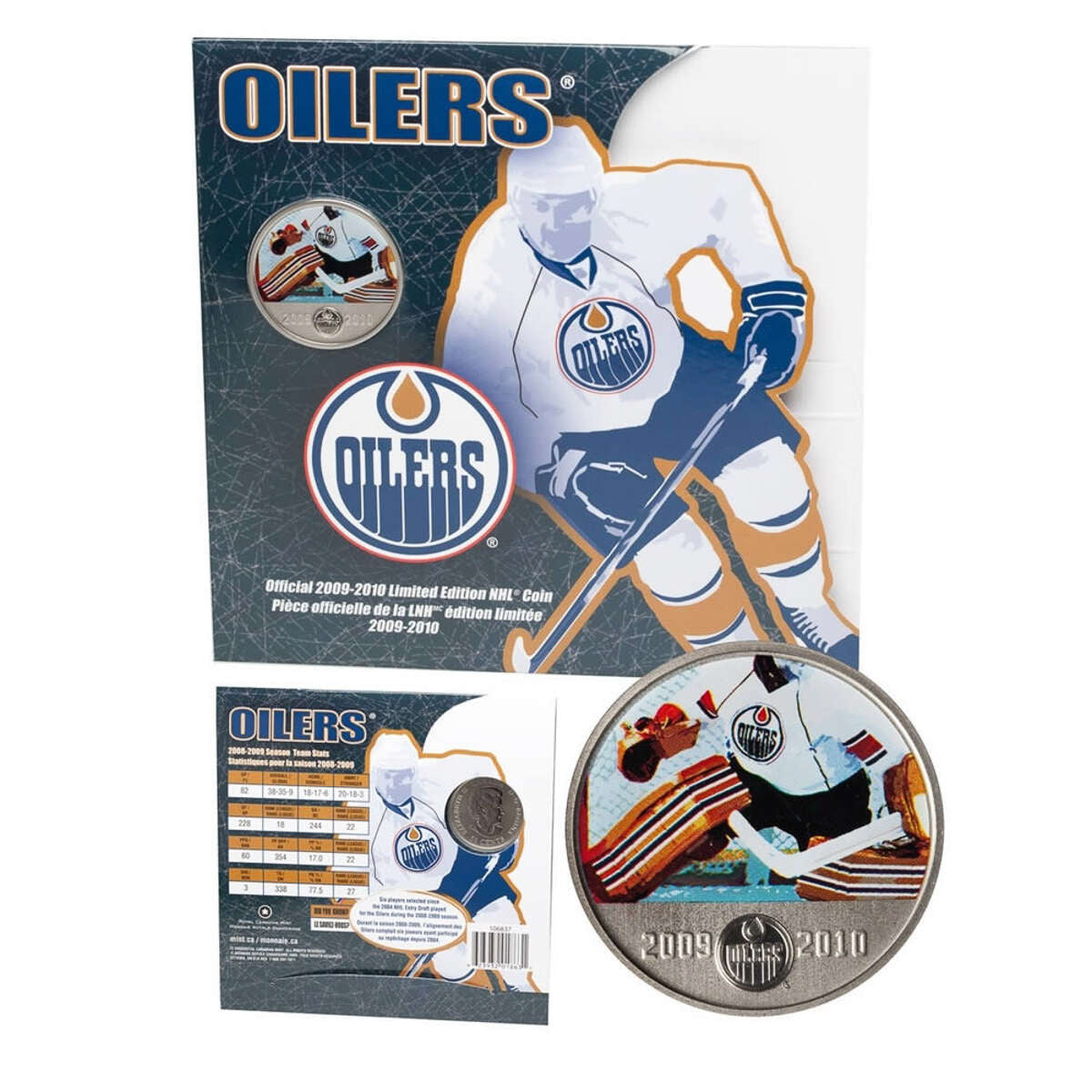 2009-2010 50c NHL: Edmonton Oilers - Coloured Coin Default Title