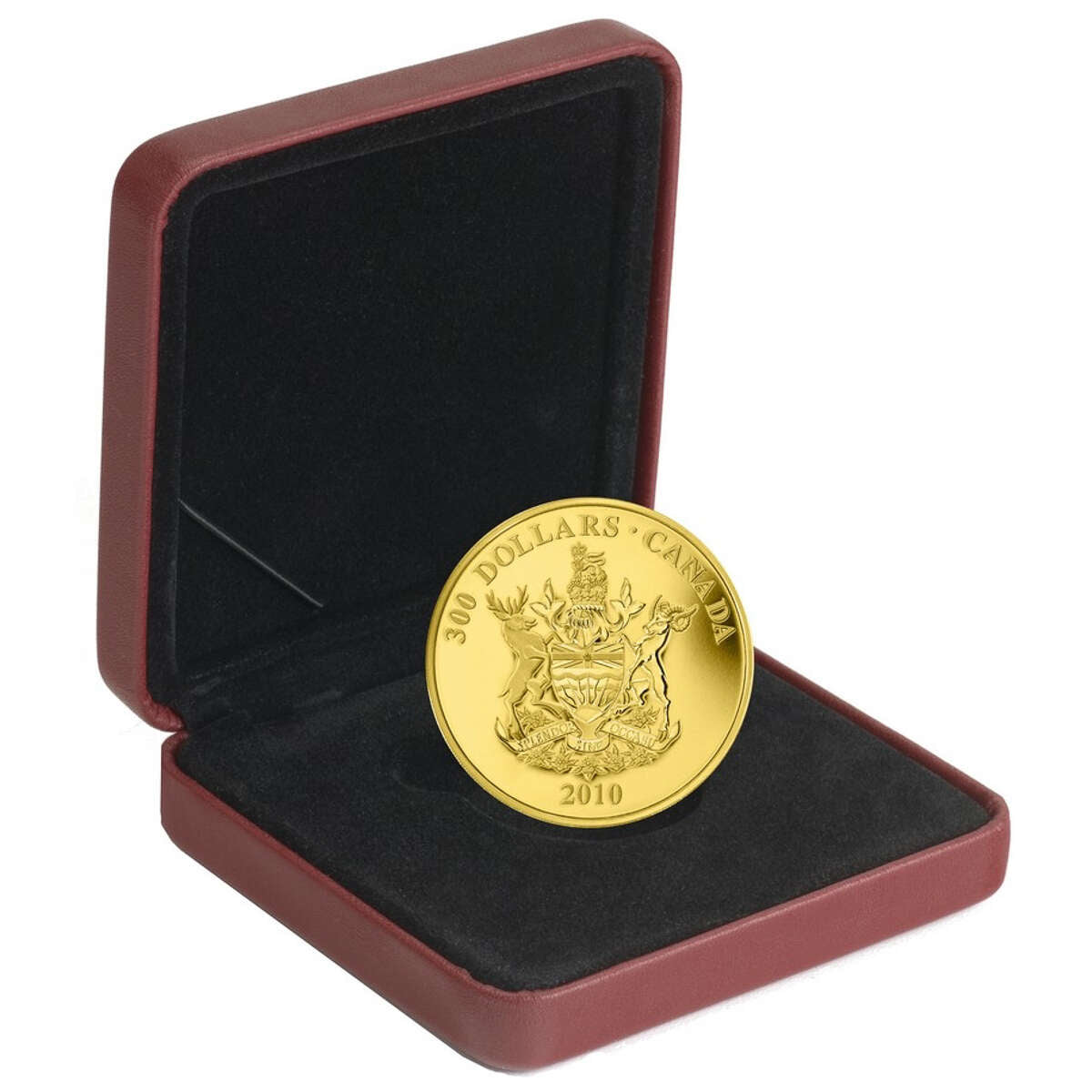 2010 $300 Provincial Coat of Arms: British Columbia - 14-kt. Gold Coin Default Title