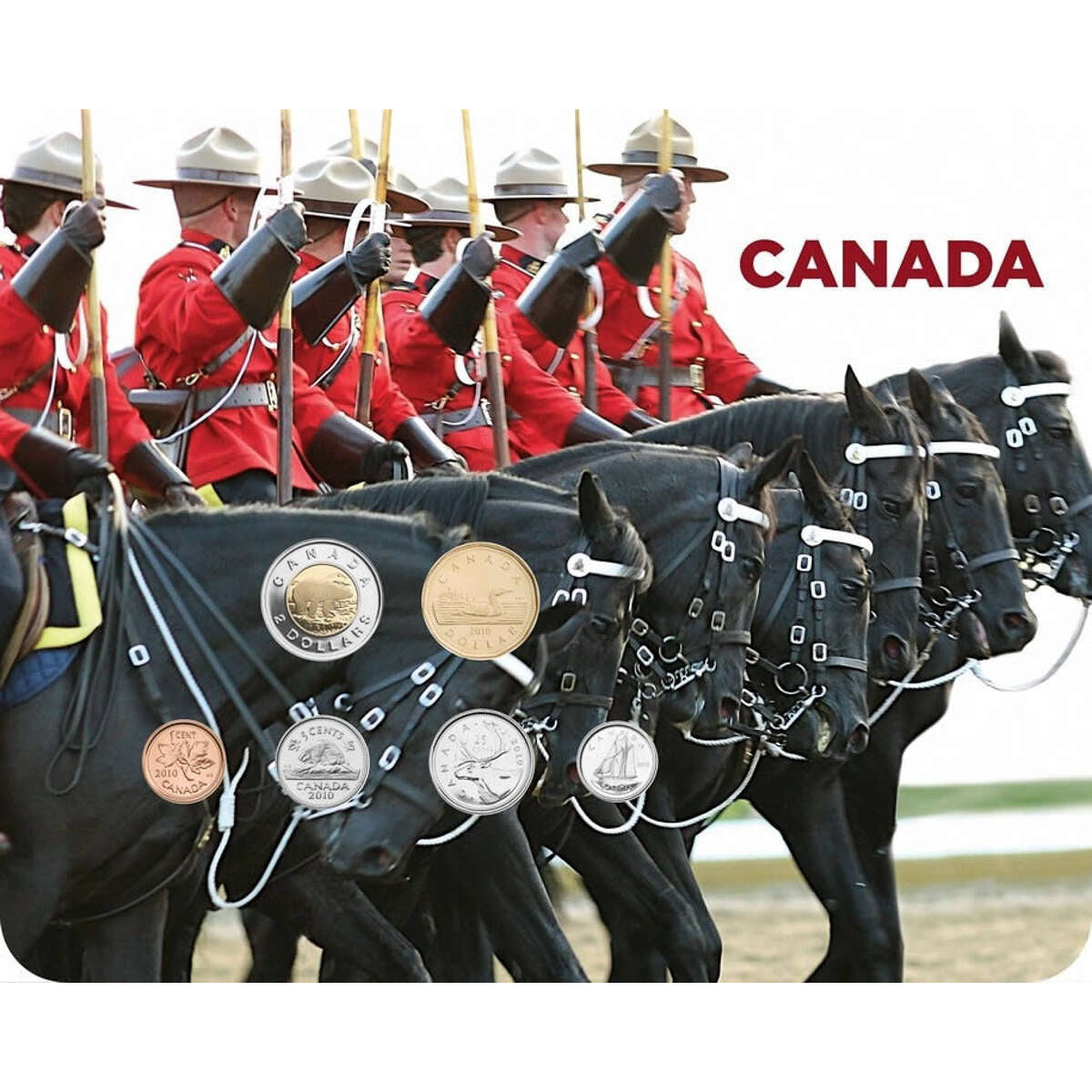 2010 Circulation Coin Collector Card - RCMP Default Title