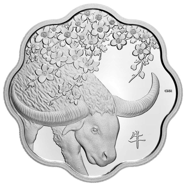 2021 $15 Lunar Lotus: Year of the Ox - Pure Silver Coin Default Title