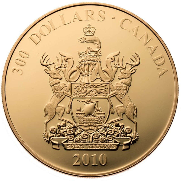 2010 $300 Provincial Coat of Arms: New Brunswick - 14-kt. Gold Coin Default Title