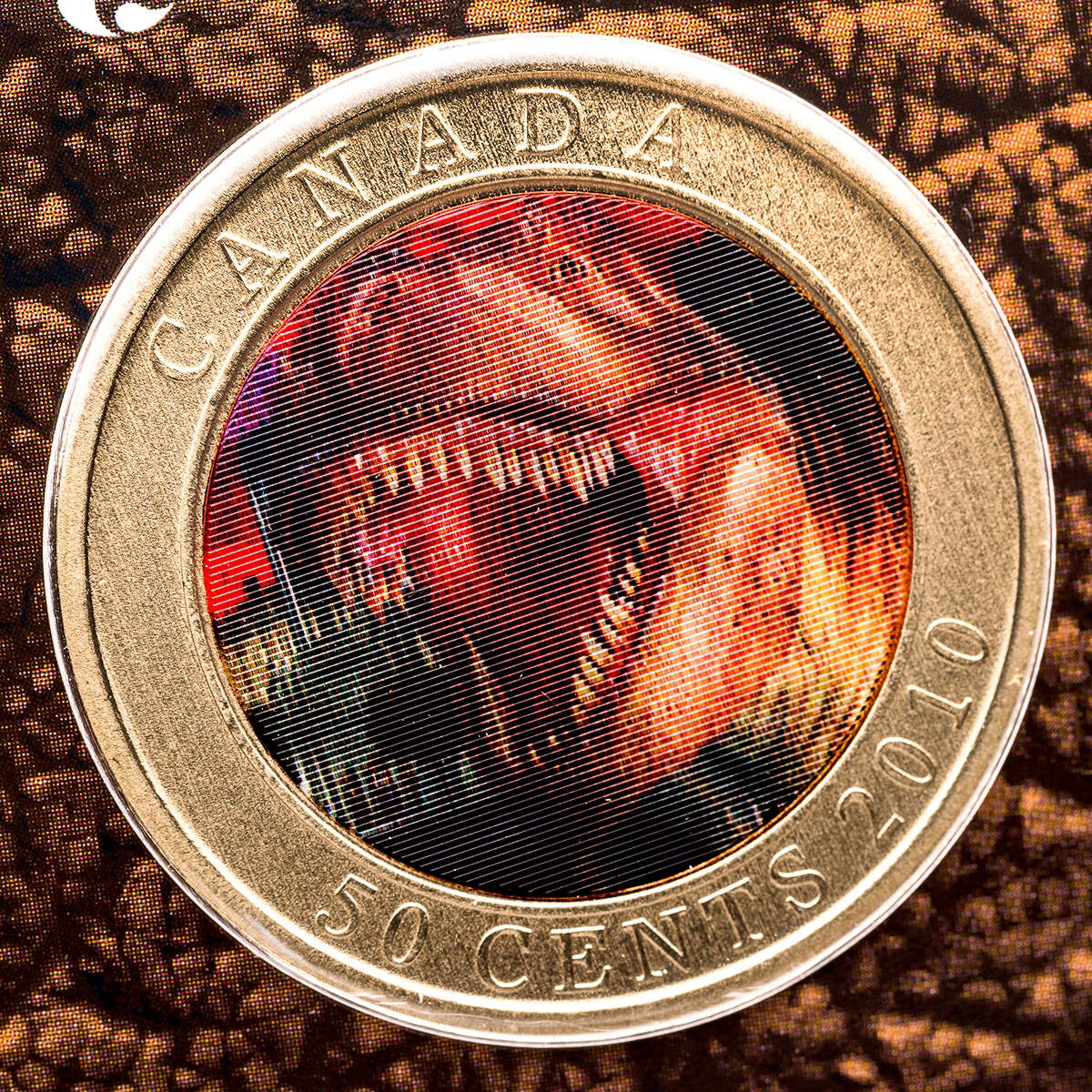 2010 50c Dinosaur Exhibit: Daspletosaurus Torosus - Lenticular Coin Default Title