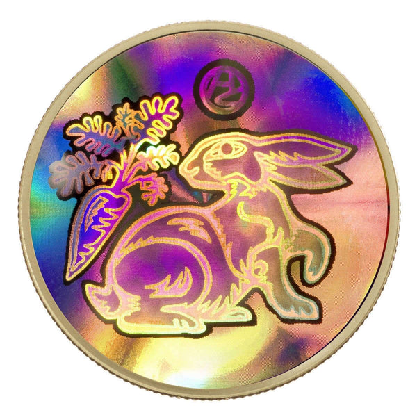 2011 $150 Year of the Rabbit - 18-kt. Hologram Coin Default Title