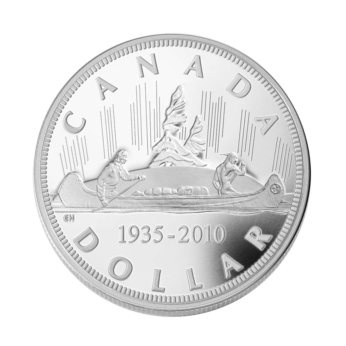 2010 Canada's Voyageur Silver Dollar, 75th Anniversary - Sterling Silver Proof Set Default Title