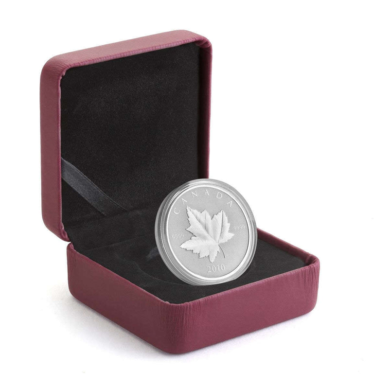 2010 $5 Piedfort Maple Leaf - 1 oz. Pure Silver Coin Default Title