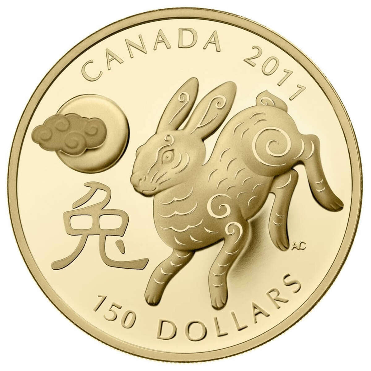 2011 $150 Year of the Rabbit - 18-kt. Hologram Coin Default Title